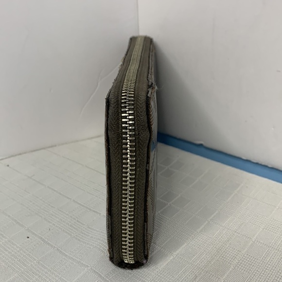 MICHAEL Michael Kors  Monogram Mirror Metallic Continental Zip Around Wallet - Picture 2 of 11